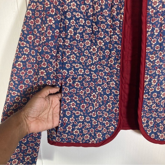 Vintage Ms Paquette Calico Print Quilted Jacket. Gunne Sax inspired. Size Medium - Picture 3 of 8
